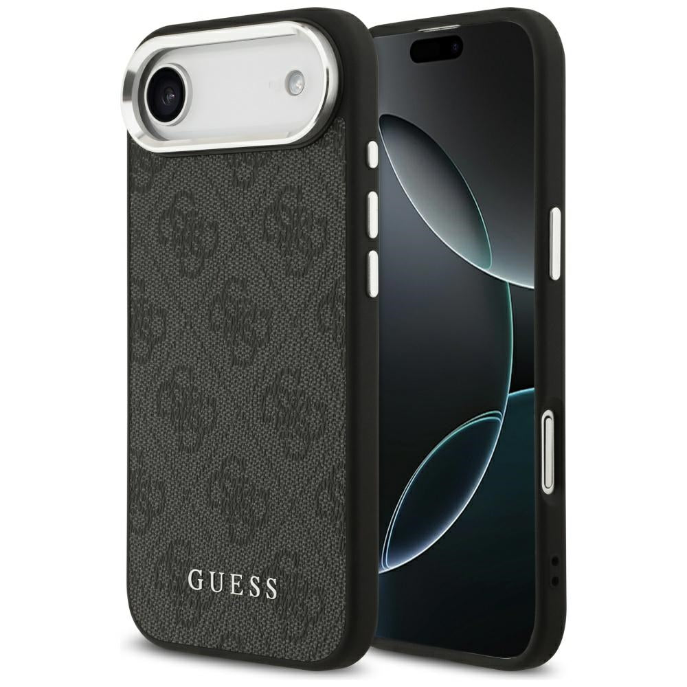 Futrola MagSafe za Apple iPhone 17 Air, Guess, 4G Classic Logo, Crna
