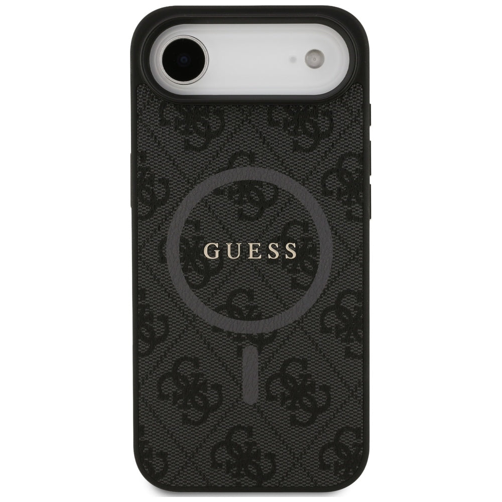 Futrola MagSafe za Apple iPhone 17 Air, Guess, 4G Ring Classic Logo, Crna