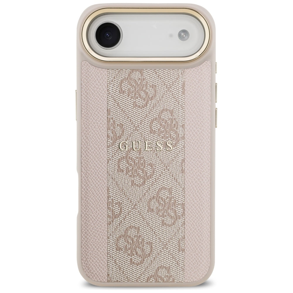 Futrola MagSafe za Apple iPhone 17 Air, Guess, 4G Stripe, Roze