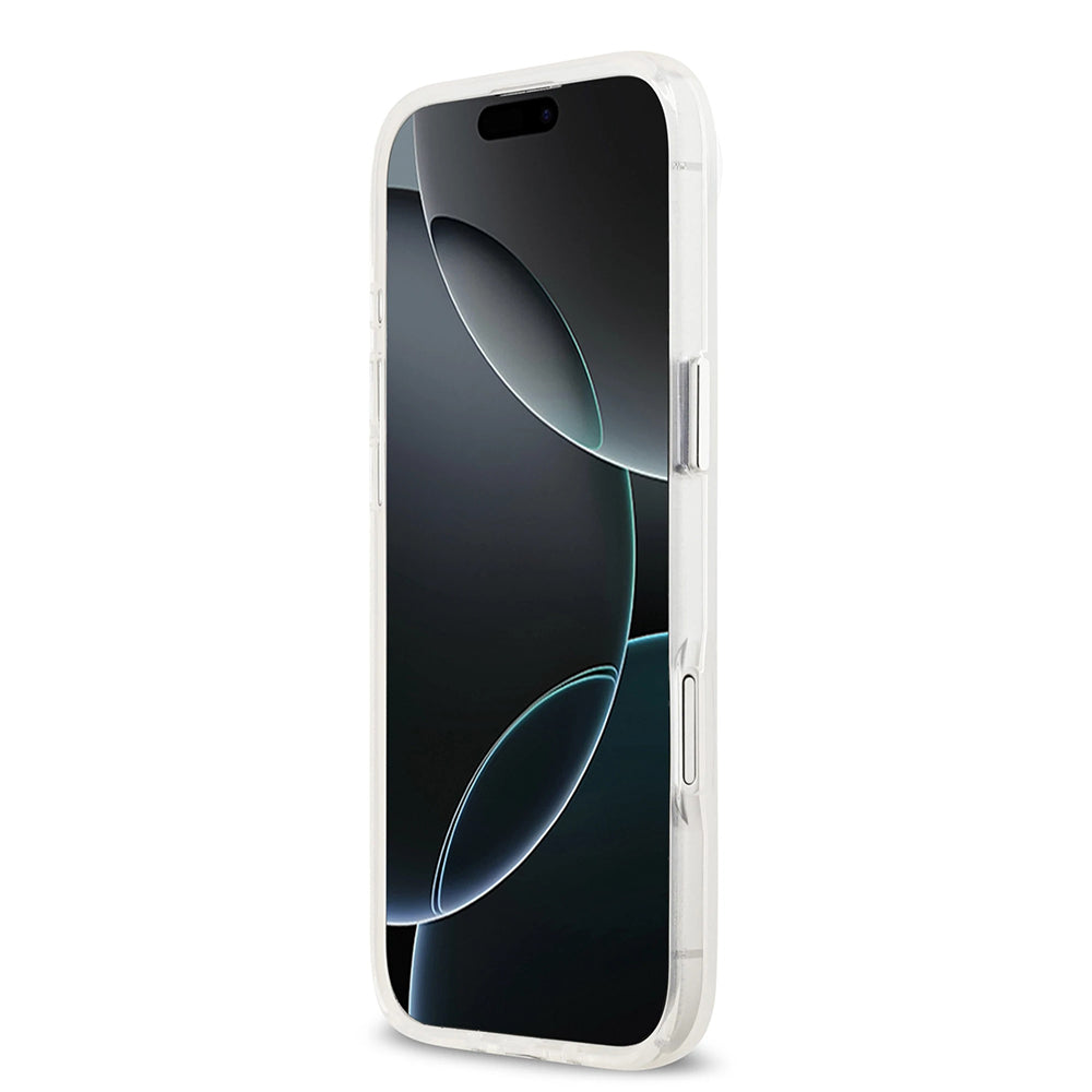 Futrola MagSafe za Apple iPhone 17 Air, Guess, IML Gradient Triangle Logo, Transparentna