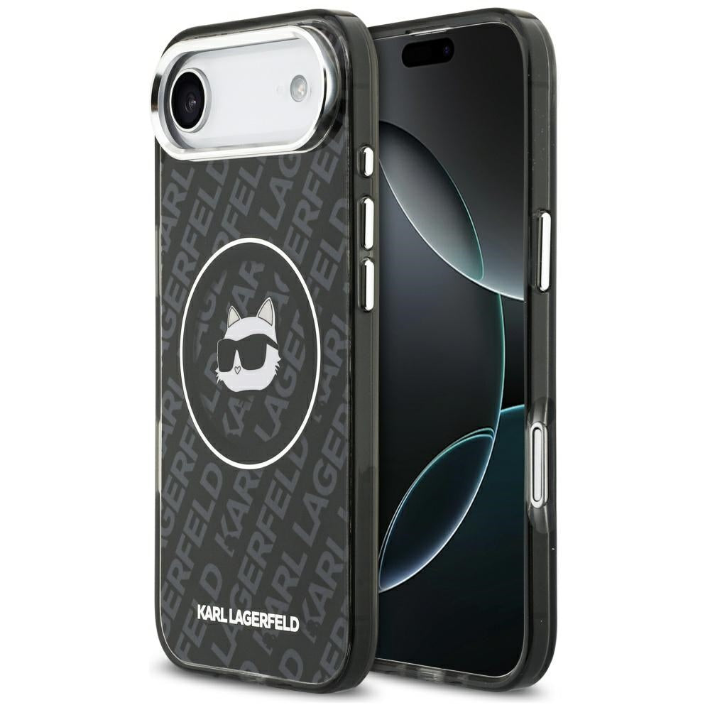 Futrola MagSafe za Apple iPhone 17 Air, Karl Lagerfeld, IML Choupette`s Head, Crna