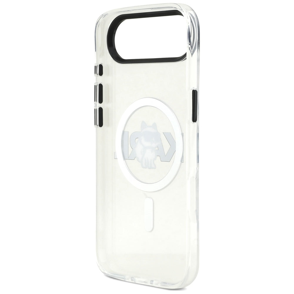 Futrola MagSafe za Apple iPhone 17 Air, Karl Lagerfeld, IML Sketch Logo Choupette, Transparentna