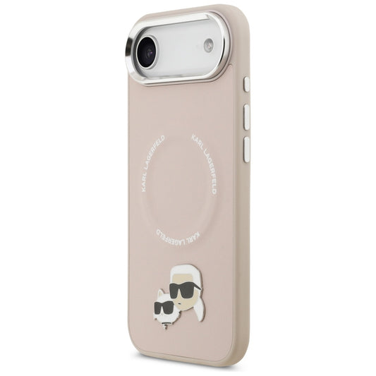 Futrola MagSafe za Apple iPhone 17 Air, Karl Lagerfeld, Karl & Choupette Pins, Roze
