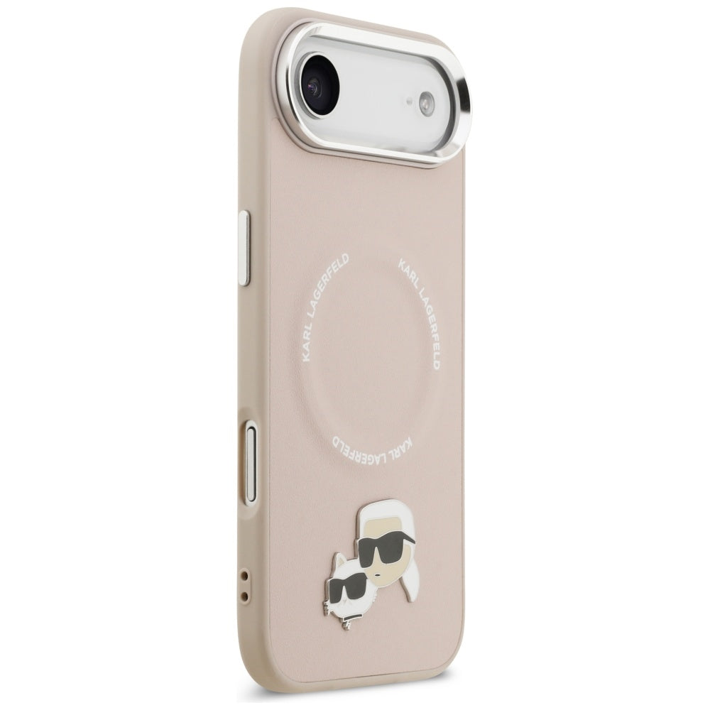Futrola MagSafe za Apple iPhone 17 Air, Karl Lagerfeld, Karl & Choupette Pins, Roze