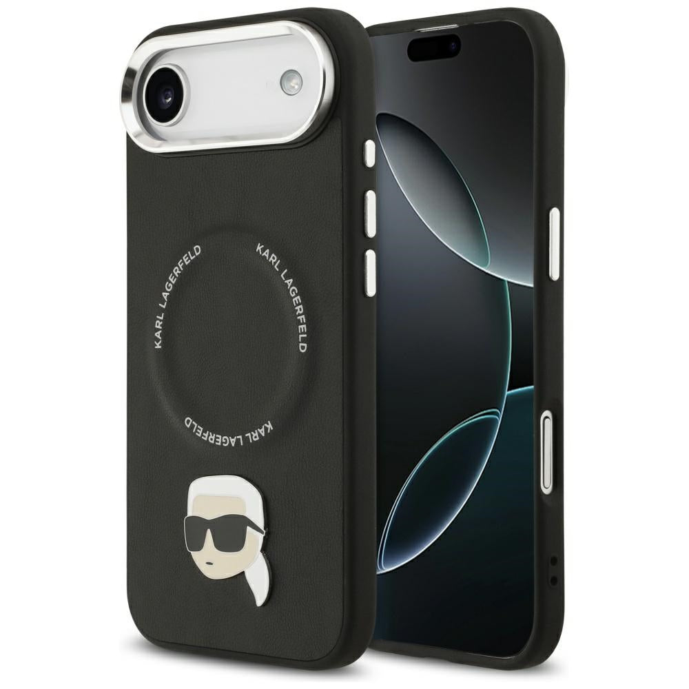 Futrola MagSafe za Apple iPhone 17 Air, Karl Lagerfeld, Karl Pin, Crna