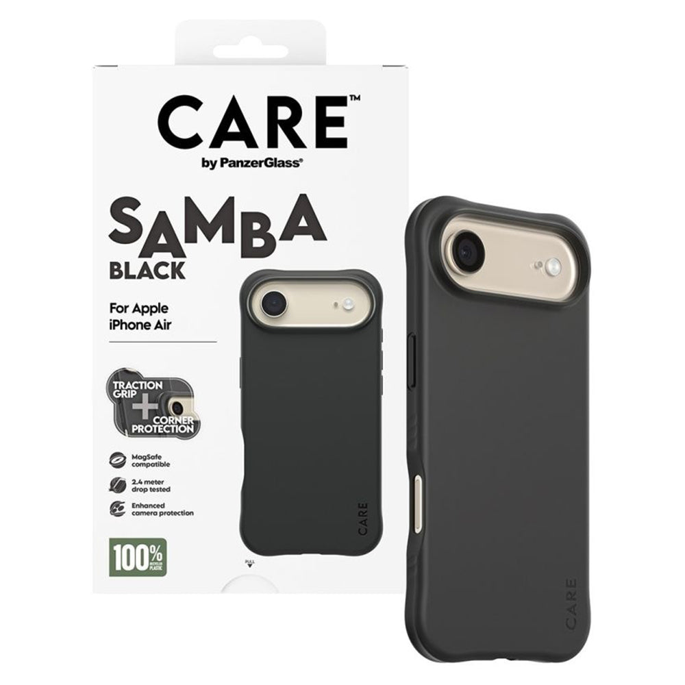 Futrola MagSafe za Apple iPhone 17 Air, PanzerGlass, Care Fashionable, Crna