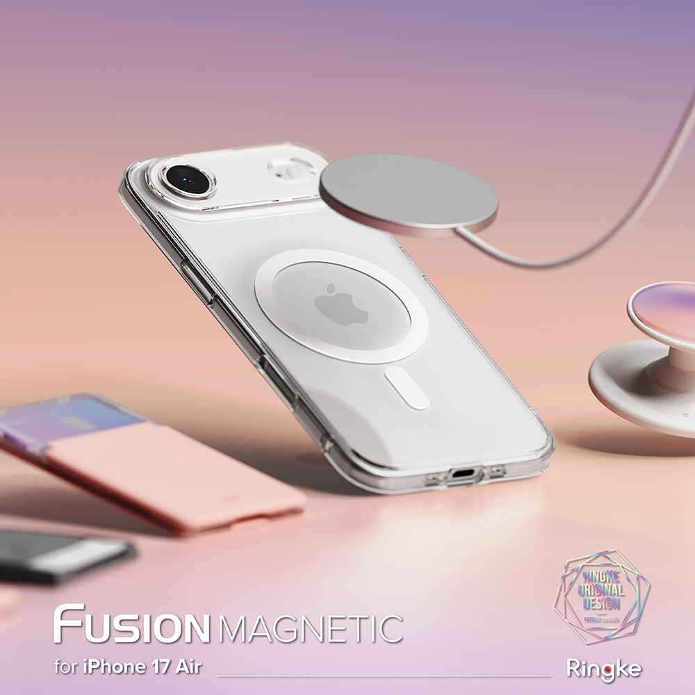 Futrola MagSafe za Apple iPhone 17 Air, Ringke, Fusion, Mat Transparent
