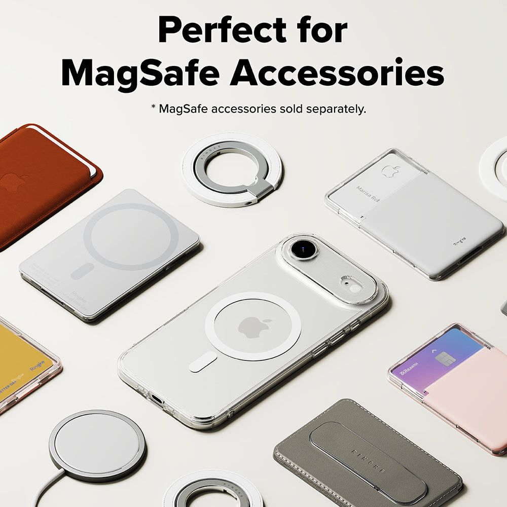 Futrola MagSafe za Apple iPhone 17 Air, Ringke, Fusion, Mat Transparent