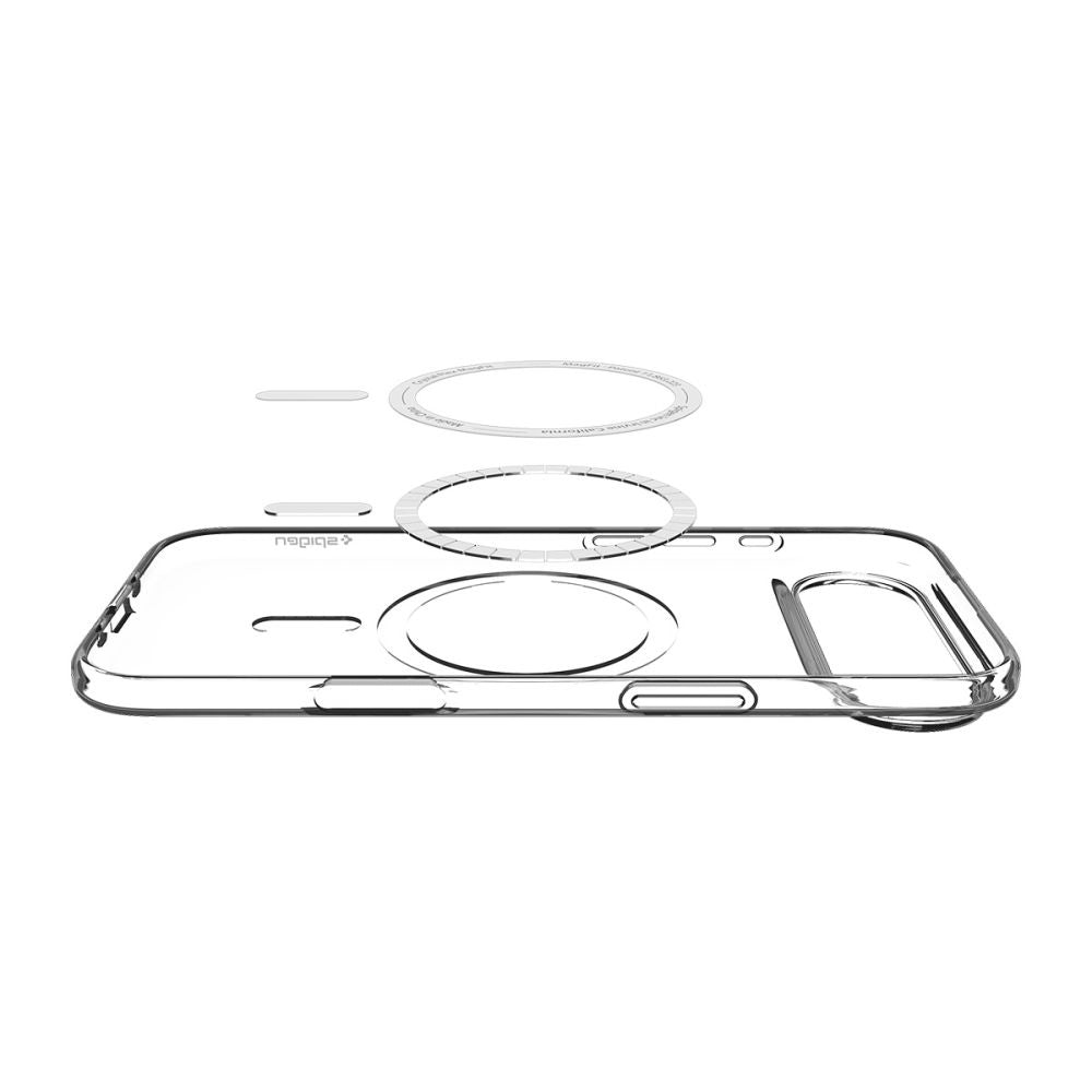 Husa MagSafe za Apple iPhone 17 Air, Spigen, Liquid Crystal, Bela ACS10395