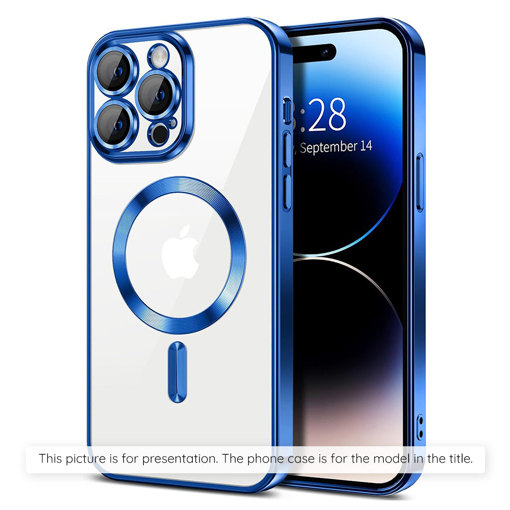 Futrola MagSafe za Apple iPhone 17 Air, Techsuit, Luxury Crystal, Tamno Plava