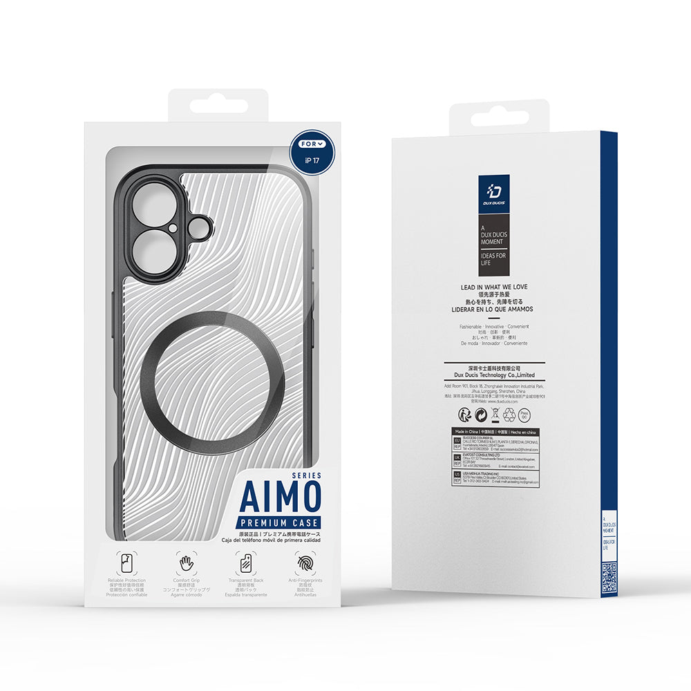 MagSafe futrola za Apple iPhone 17, DUX DUCIS, Aimo, Crna