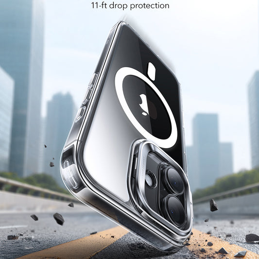 Futrola MagSafe za Apple iPhone 17, ESR, Classic Hybrid Kickstand, Transparentna