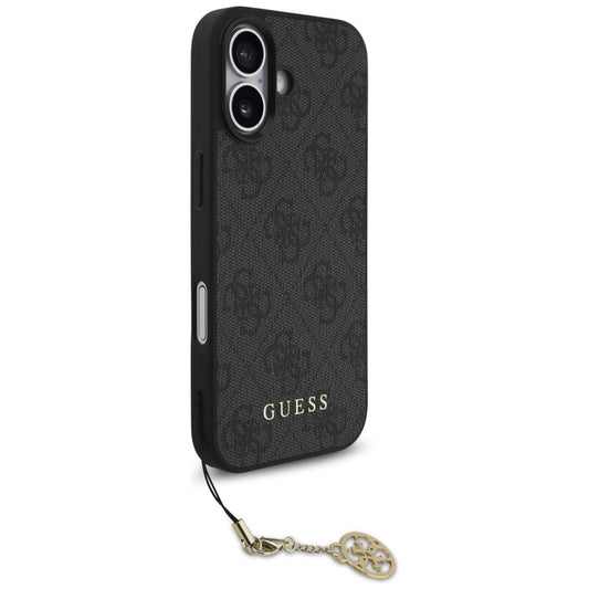 Futrola MagSafe za Apple iPhone 17, Guess, 4G Charm Cradle, Crna