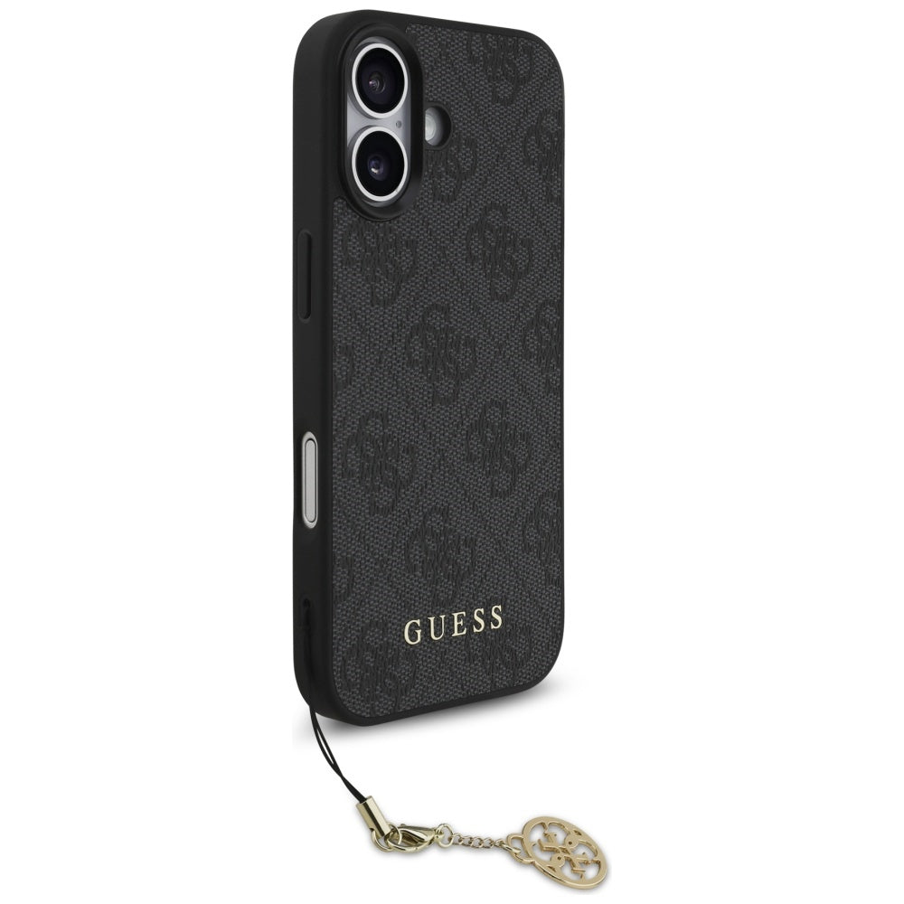 Futrola MagSafe za Apple iPhone 17, Guess, 4G Charm Cradle, Crna