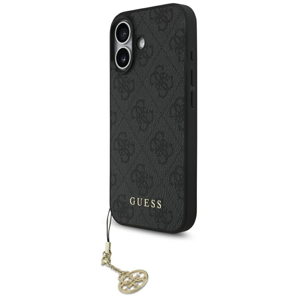 Futrola MagSafe za Apple iPhone 17, Guess, 4G Charm Cradle, Crna