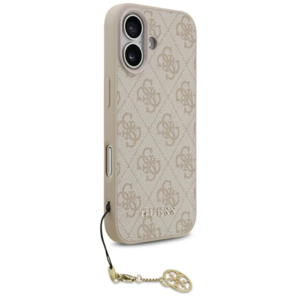 Husa MagSafe za Apple iPhone 17, Guess, 4G Charm Cradle, Roze