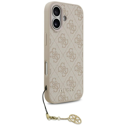 Husa MagSafe za Apple iPhone 17, Guess, 4G Charm Cradle, Roze