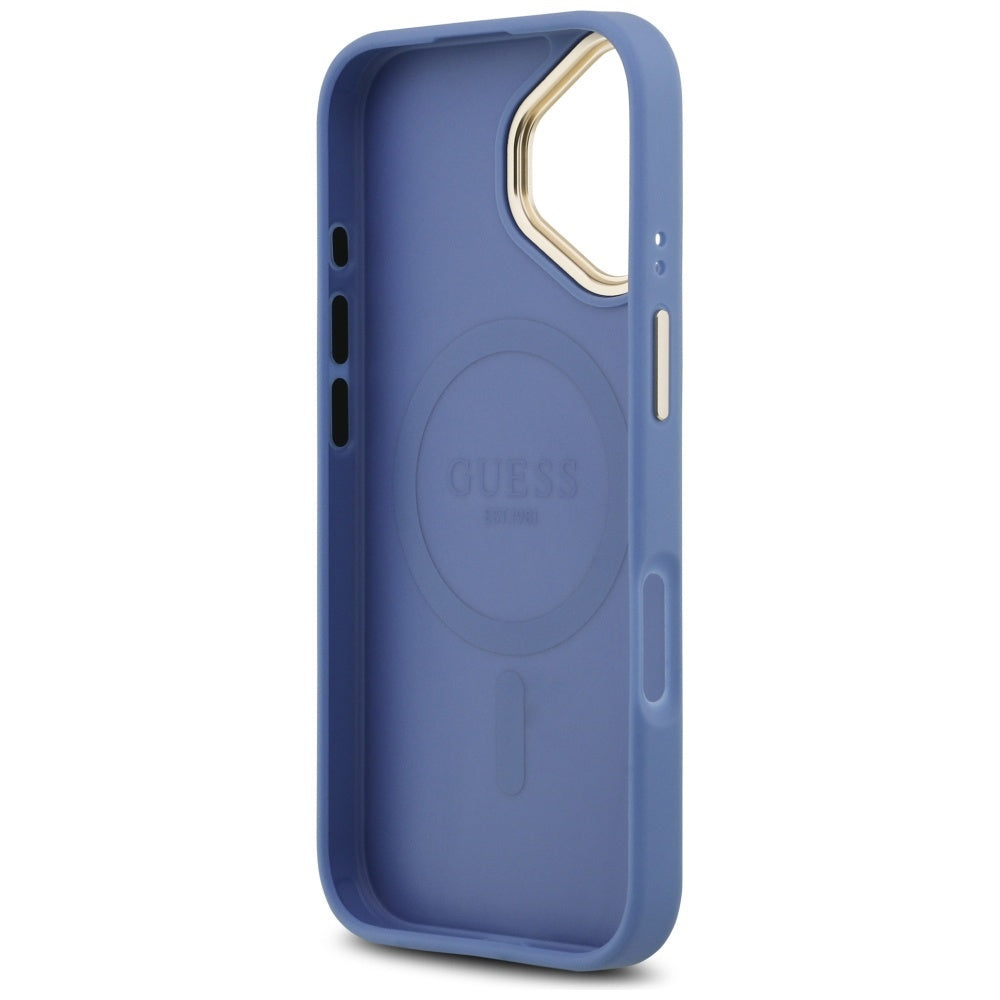 Futrola MagSafe za Apple iPhone 17, Guess, 4G Classic, Plava