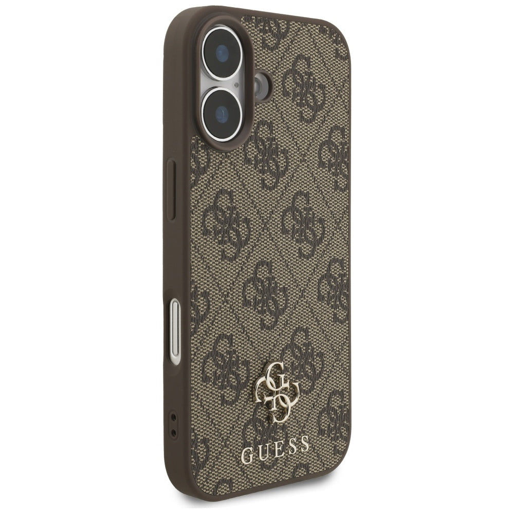 Futrola MagSafe za Apple iPhone 17, Guess, 4G Small and Classic Logo, Braon