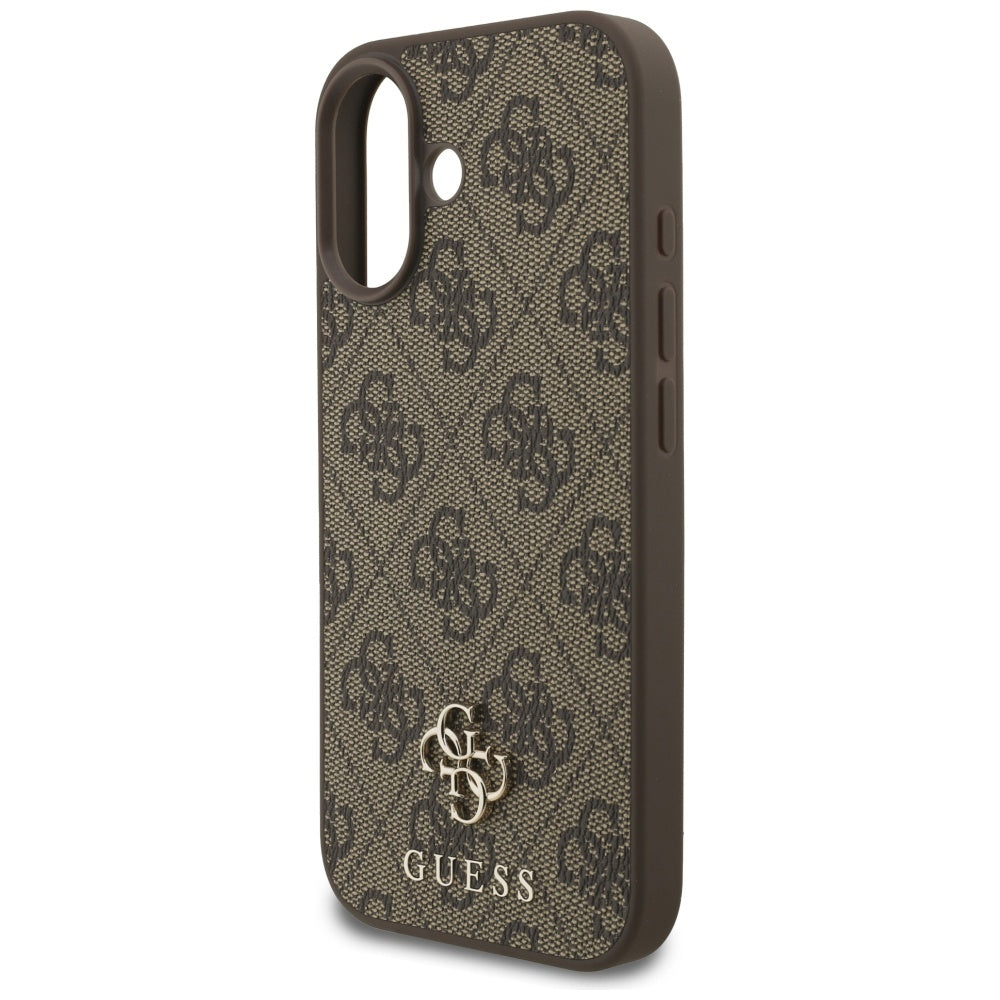Futrola MagSafe za Apple iPhone 17, Guess, 4G Small and Classic Logo, Braon