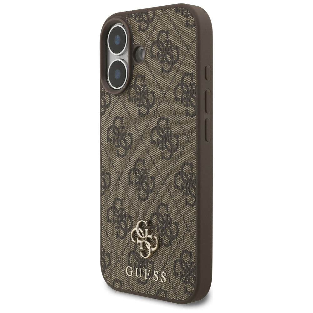 Futrola MagSafe za Apple iPhone 17, Guess, 4G Small and Classic Logo, Braon