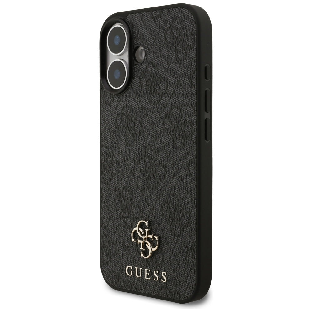Futrola MagSafe za Apple iPhone 17, Guess, 4G Small and Classic Logo, Crna