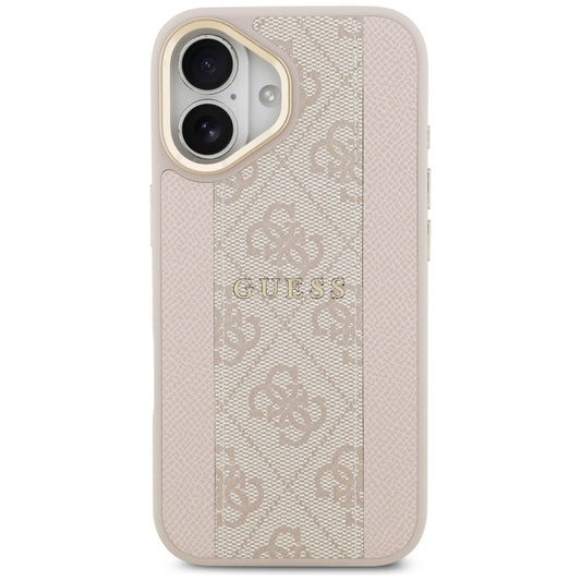 Futrola MagSafe za Apple iPhone 17, Guess, 4G Stripe, Roze