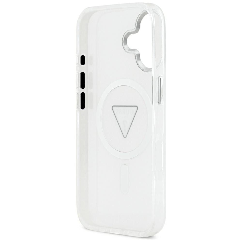 Futrola MagSafe za Apple iPhone 17, Guess, IML Gradient Triangle Logo, Transparentna