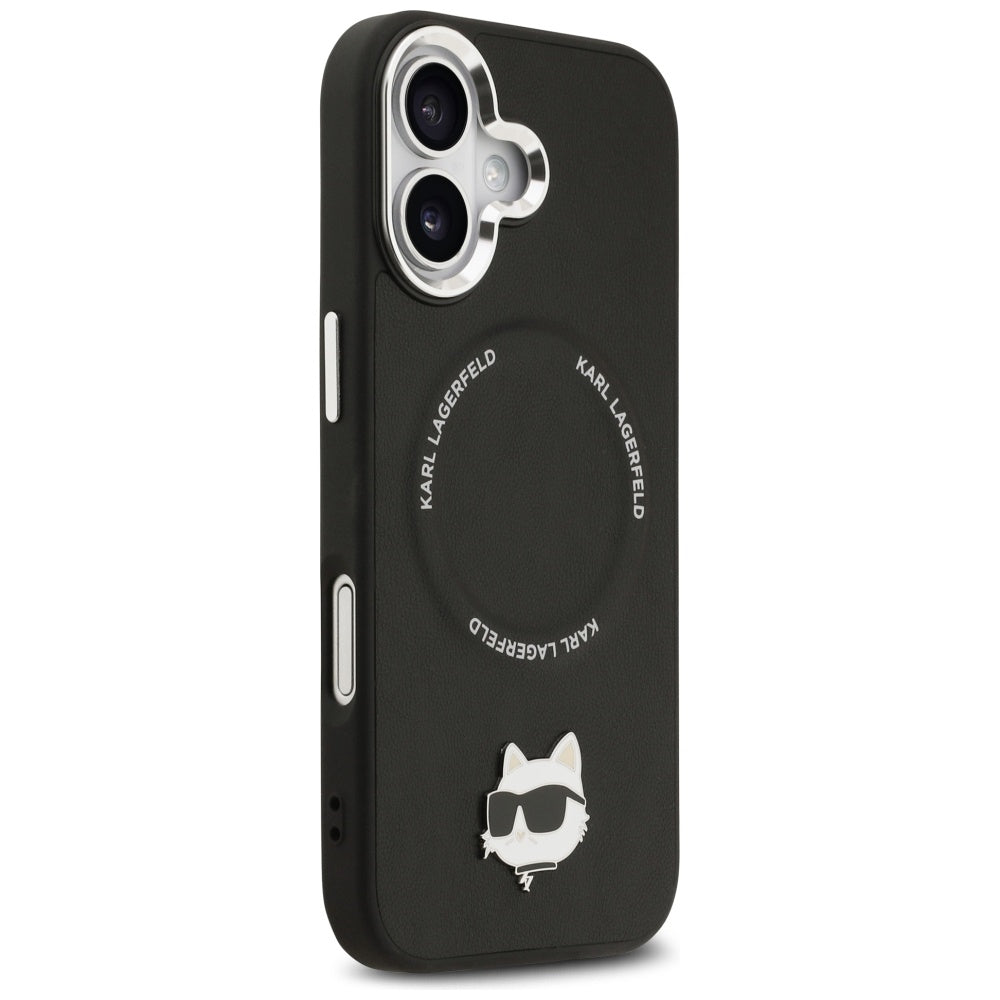 Futrola MagSafe za Apple iPhone 17, Karl Lagerfeld, Choupette Pin, Crna
