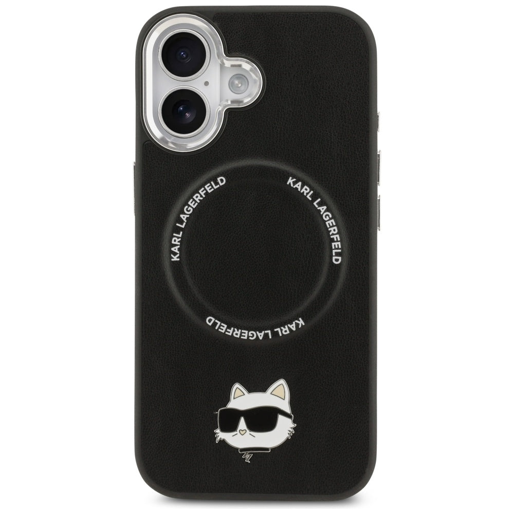 Futrola MagSafe za Apple iPhone 17, Karl Lagerfeld, Choupette Pin, Crna