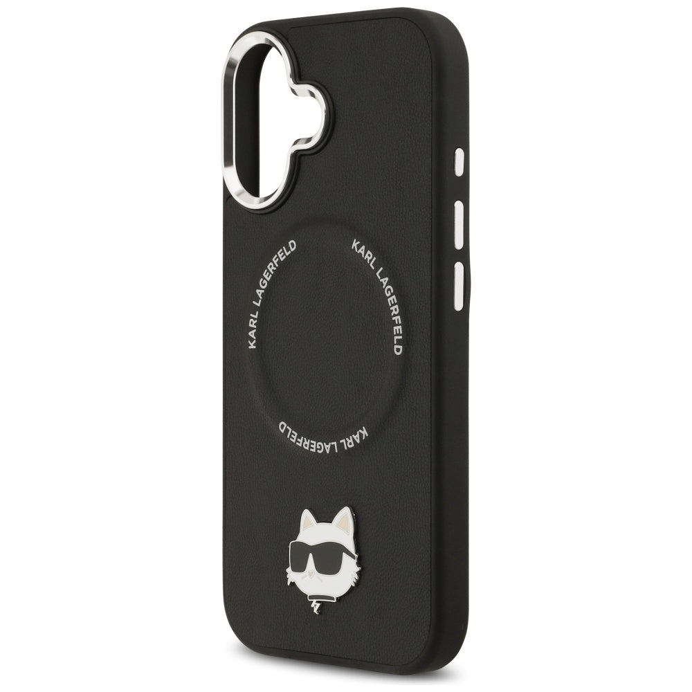 Futrola MagSafe za Apple iPhone 17, Karl Lagerfeld, Choupette Pin, Crna