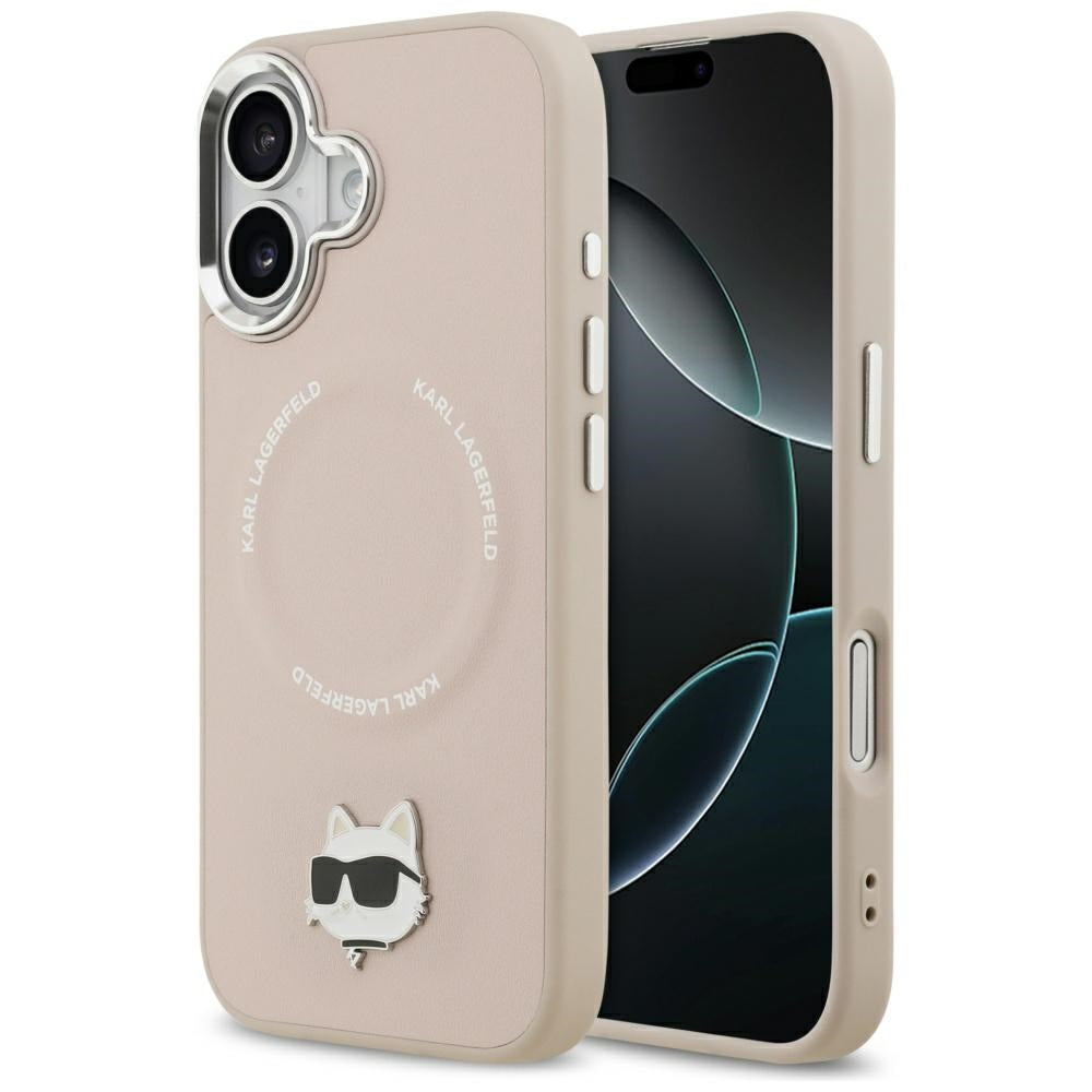 Futrola MagSafe za Apple iPhone 17, Karl Lagerfeld, Choupette Pin, Roze