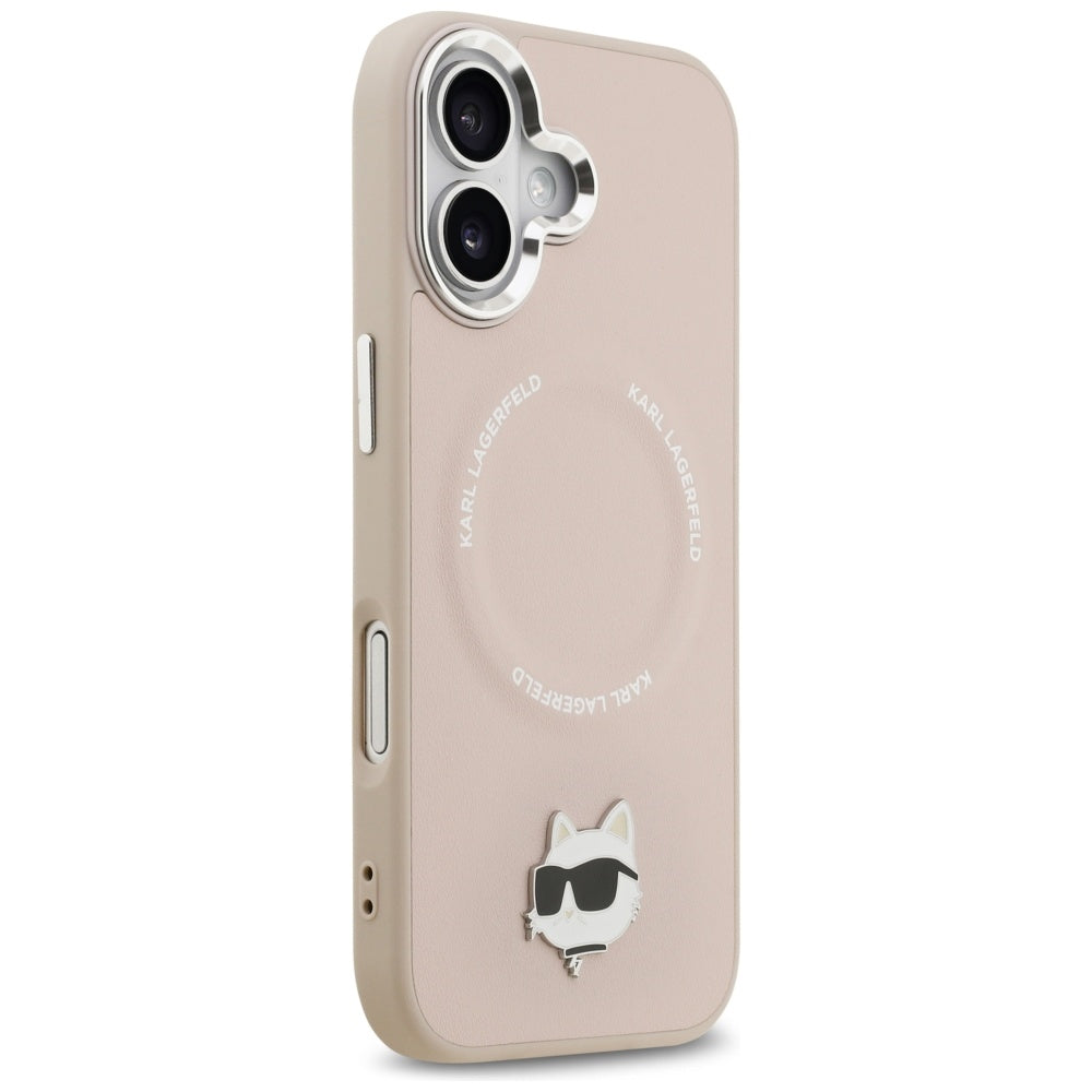 Futrola MagSafe za Apple iPhone 17, Karl Lagerfeld, Choupette Pin, Roze