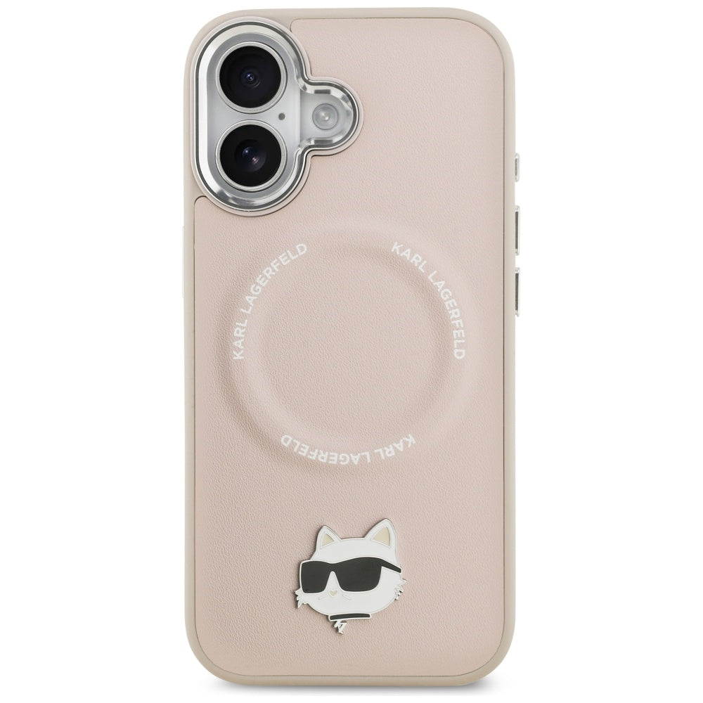 Futrola MagSafe za Apple iPhone 17, Karl Lagerfeld, Choupette Pin, Roze