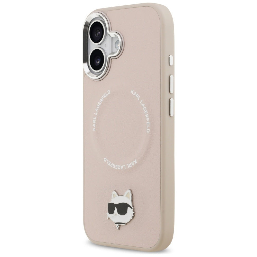 Futrola MagSafe za Apple iPhone 17, Karl Lagerfeld, Choupette Pin, Roze