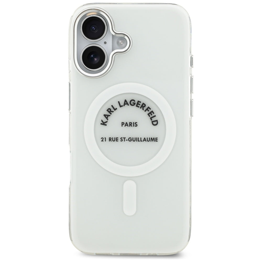 Futrola MagSafe za Apple iPhone 17, Karl Lagerfeld, IML Logo RSG, Providna