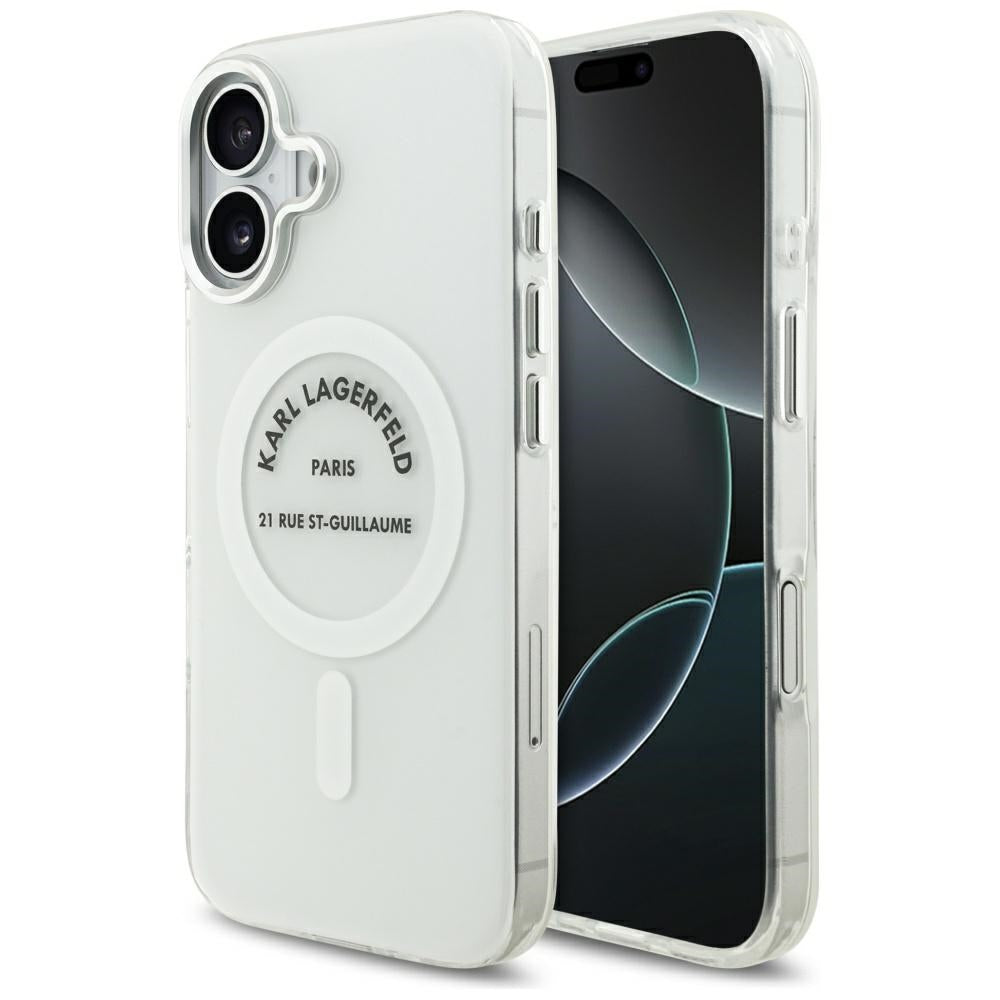 Futrola MagSafe za Apple iPhone 17, Karl Lagerfeld, IML Logo RSG, Providna