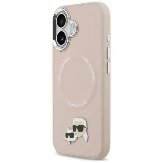 Futrola MagSafe za Apple iPhone 17, Karl Lagerfeld, Karl & Choupette Pins, Roze
