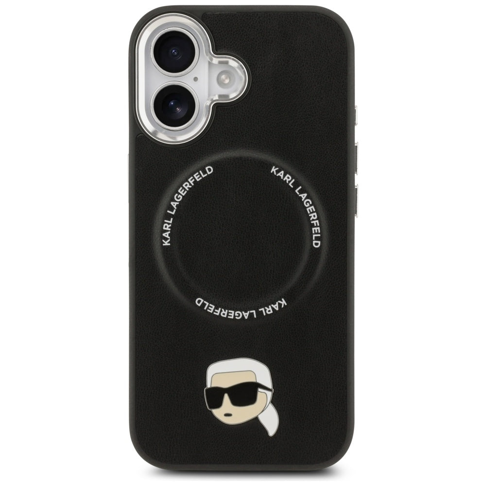 Futrola MagSafe za Apple iPhone 17, Karl Lagerfeld, Karl Pin, Crna