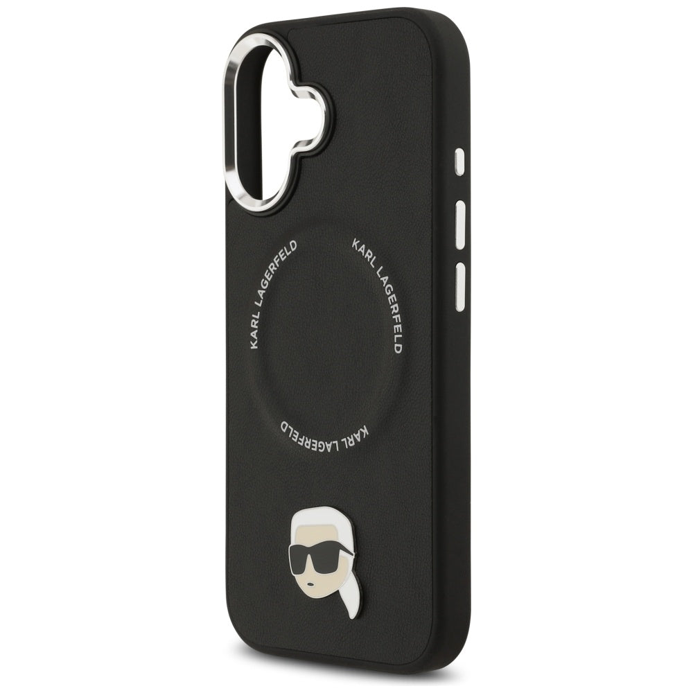 Futrola MagSafe za Apple iPhone 17, Karl Lagerfeld, Karl Pin, Crna