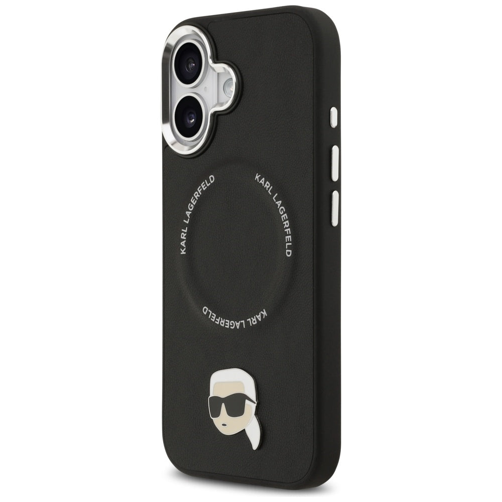 Futrola MagSafe za Apple iPhone 17, Karl Lagerfeld, Karl Pin, Crna