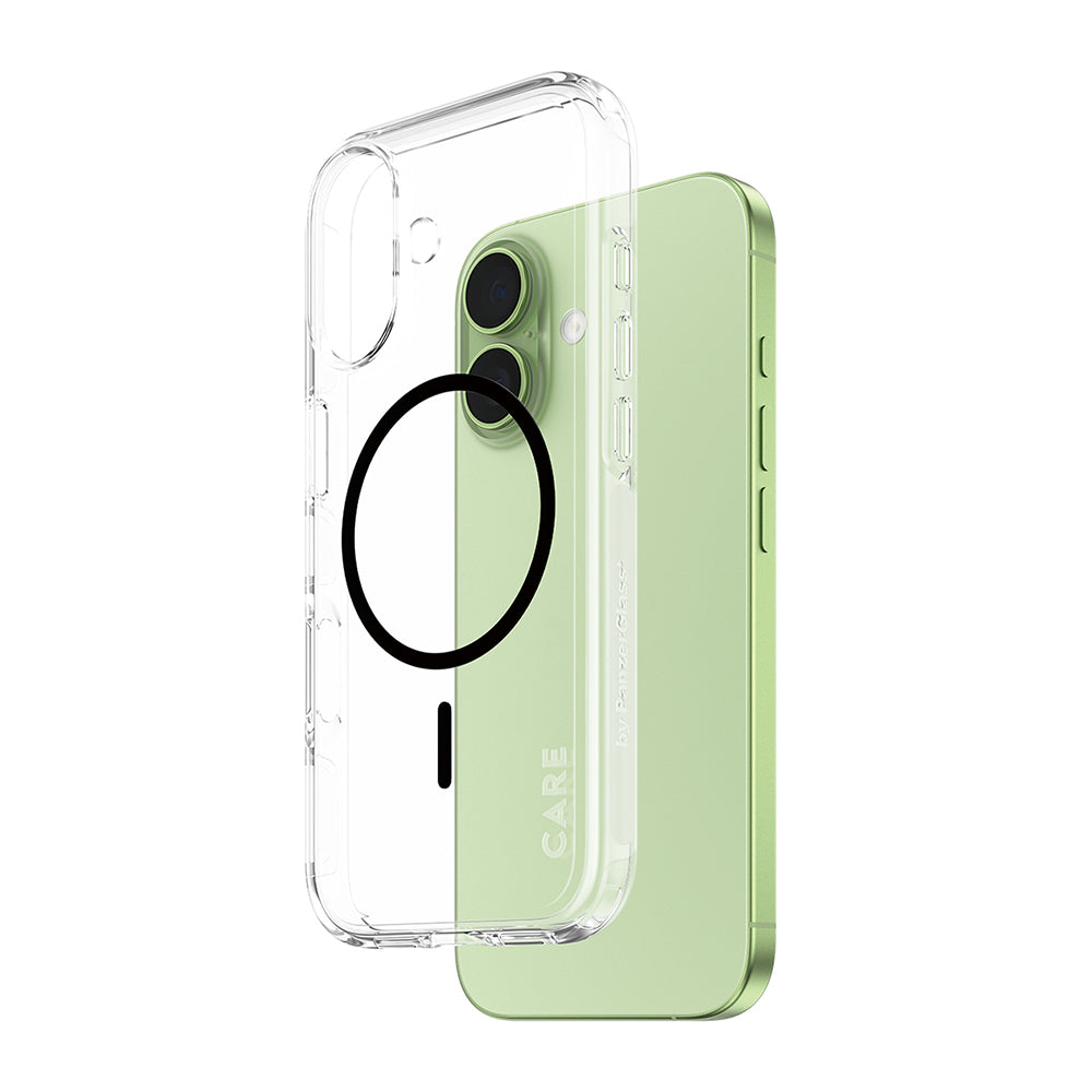 Futrola MagSafe za Apple iPhone 17, PanzerGlass, Care Urban Explorer, Crna Transparentna