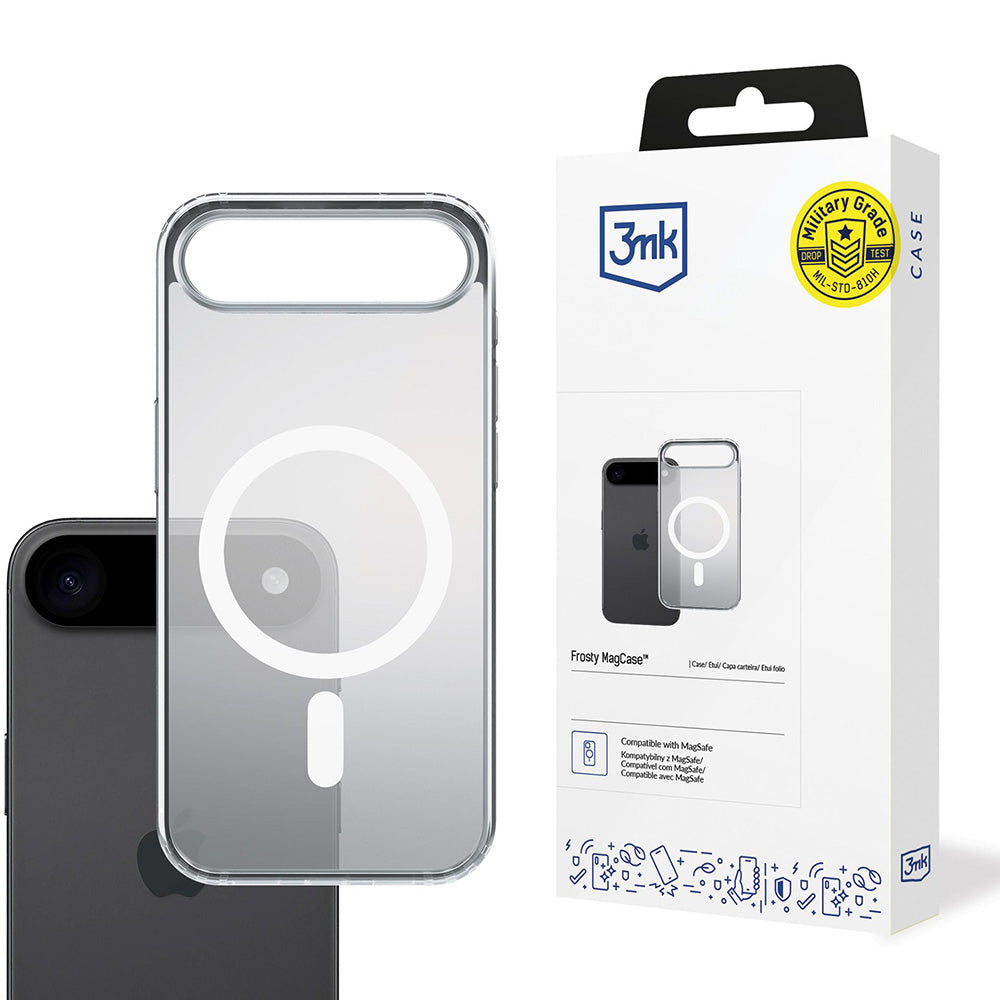 Futrola MagSafe za Apple iPhone 17 Pro, 3MK, MagCase, Bela