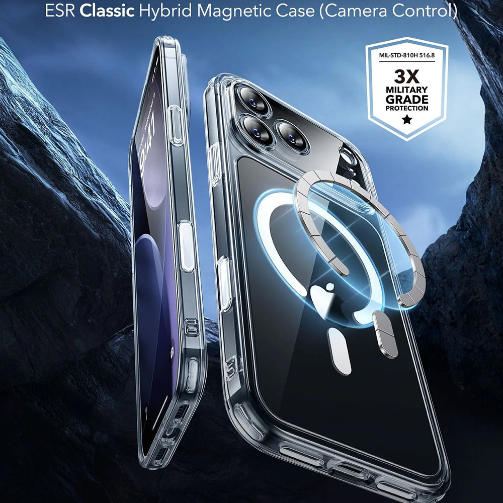 Futrola MagSafe za Apple iPhone 17 Pro, ESR, Classic Hybrid, Transparentna