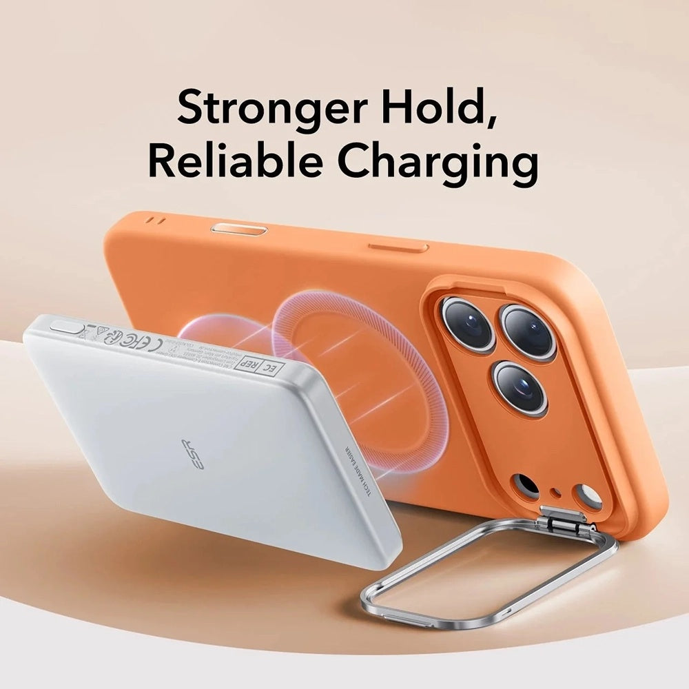 Futrola MagSafe za Apple iPhone 17 Pro, ESR, Cloud Soft Kickstand, Narandžasta