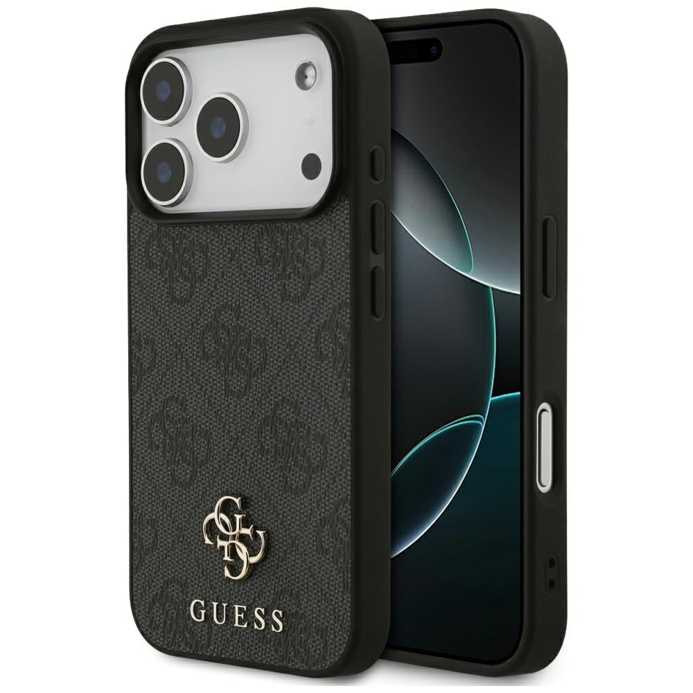 Futrola MagSafe za Apple iPhone 17 Pro, Guess, 4G Small and Classic Logo, Crna