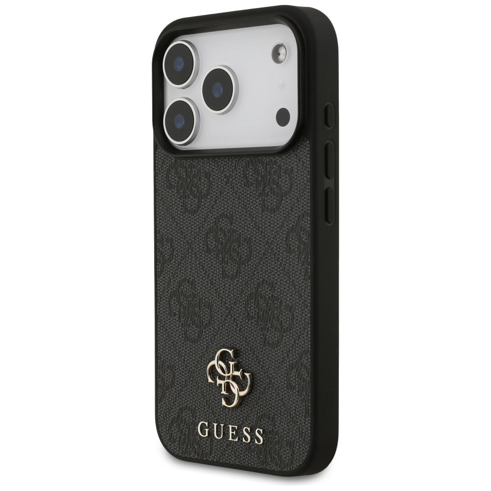 Futrola MagSafe za Apple iPhone 17 Pro, Guess, 4G Small and Classic Logo, Crna
