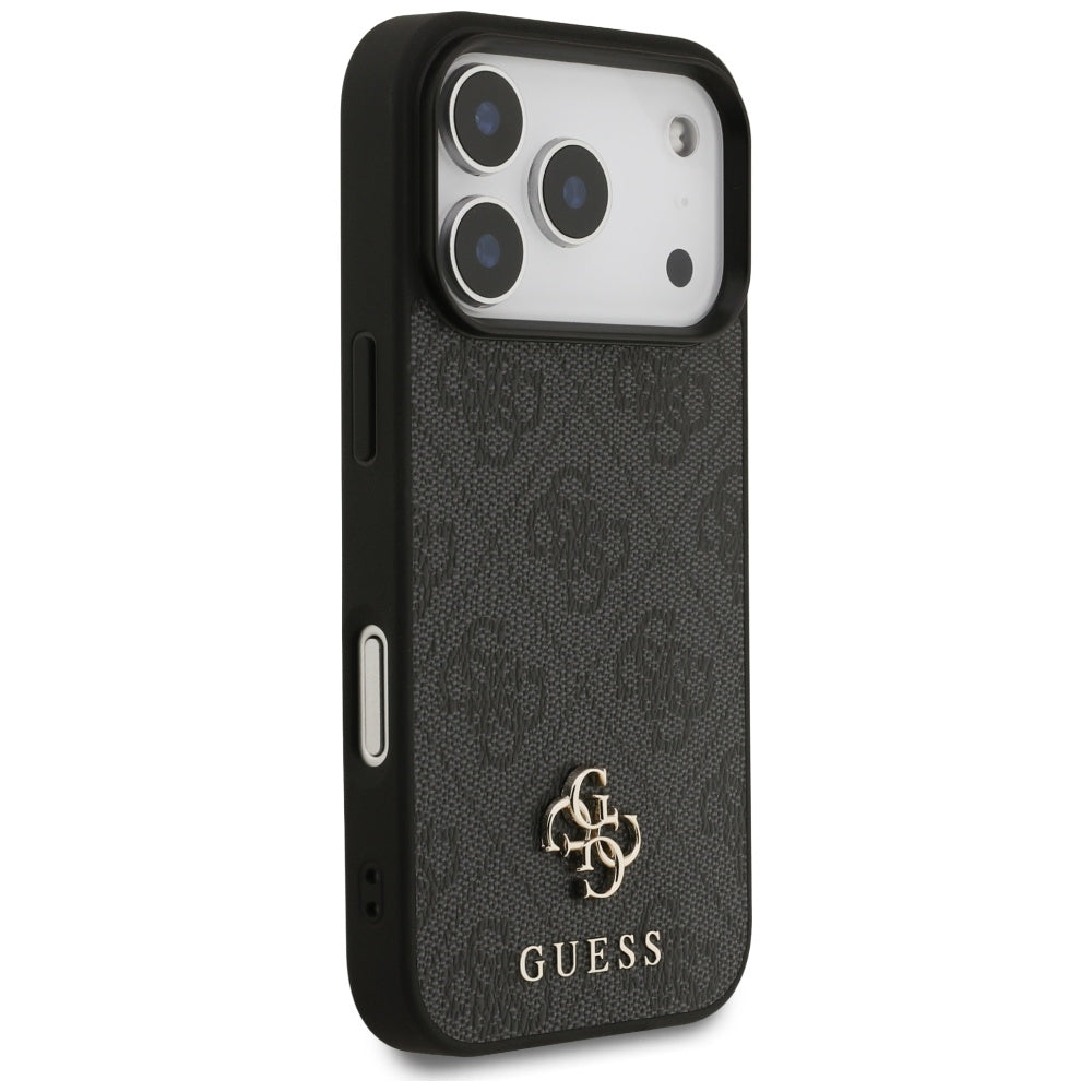 Futrola MagSafe za Apple iPhone 17 Pro, Guess, 4G Small and Classic Logo, Crna