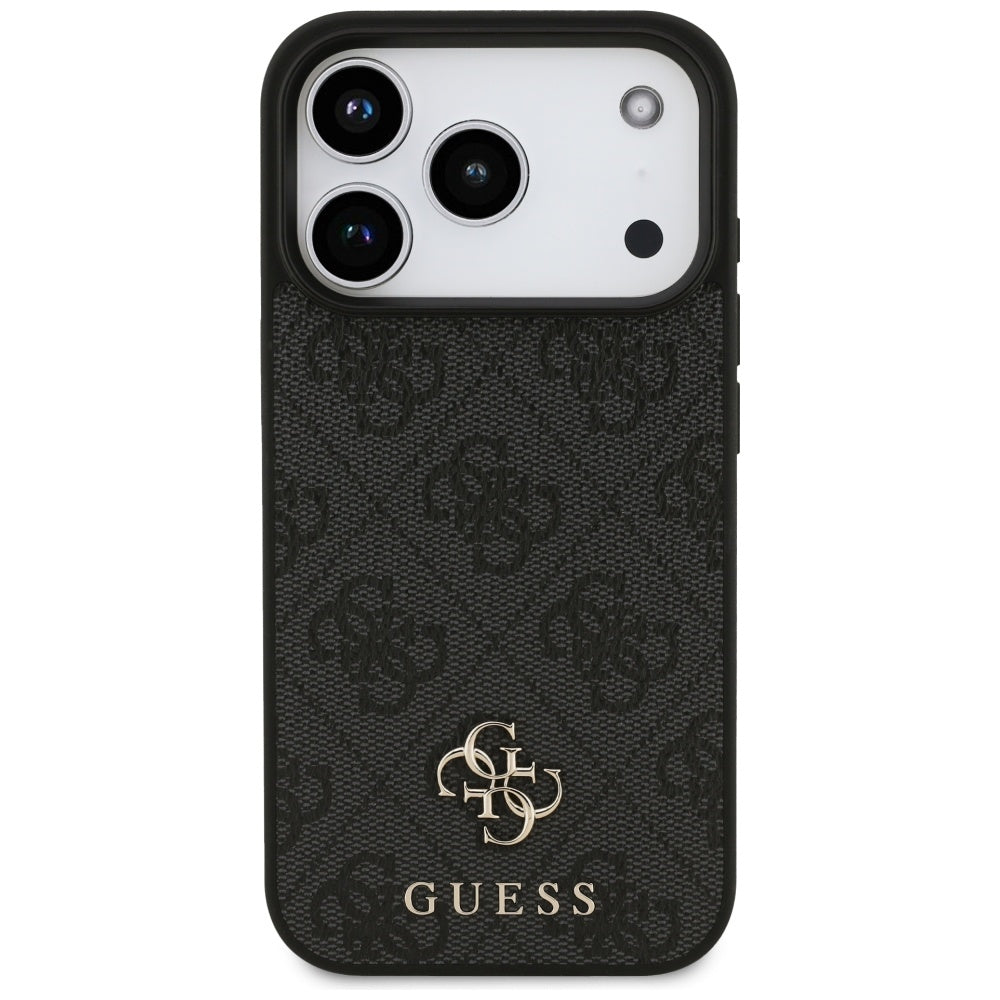 Futrola MagSafe za Apple iPhone 17 Pro, Guess, 4G Small and Classic Logo, Crna