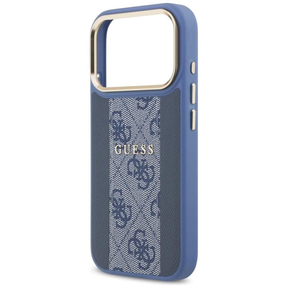 Futrola MagSafe za Apple iPhone 17 Pro, Guess, 4G Stripe, Plava